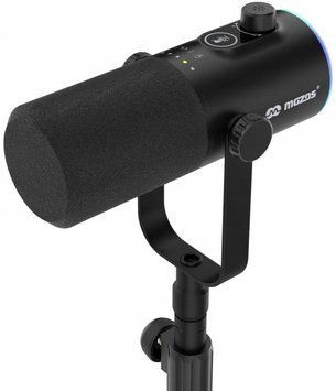 Микрофон для ПК/ для стриминга, подкастов Mozos GM-ONE Black 648175 фото