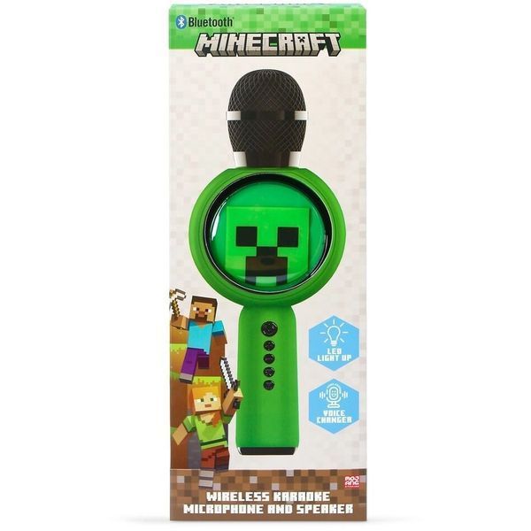 Микрофон OTL Minecraft Creeper PopSing Karaoke 568714 фото
