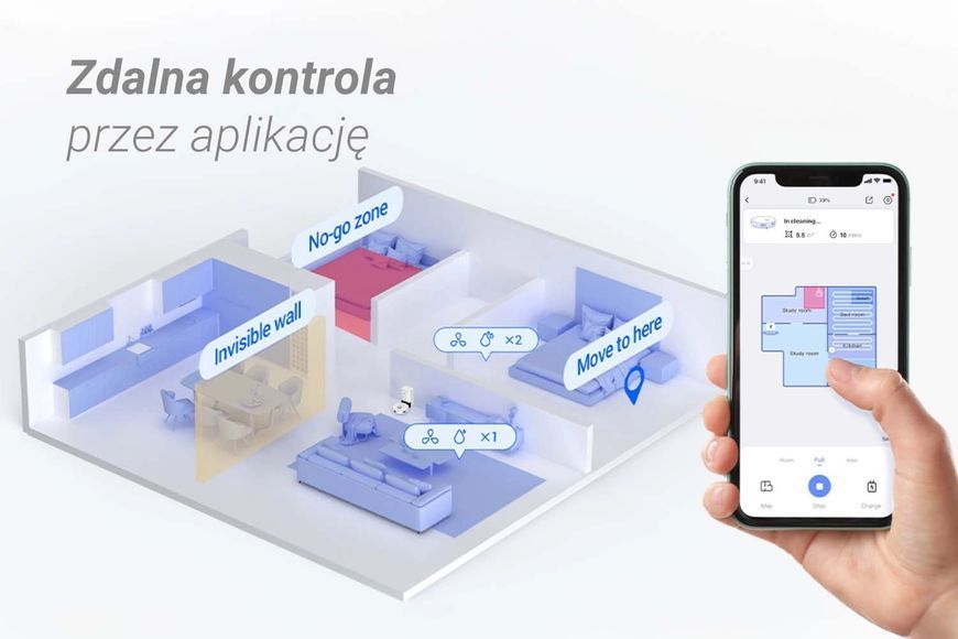 Робот-пылесос с влажной уборкой Ezviz RE5S Plus 617618 фото