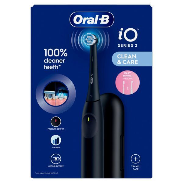 Электрическая зубная щетка Oral-B iO Series 2 iOS2.1C9.0 Night Black 572633 фото