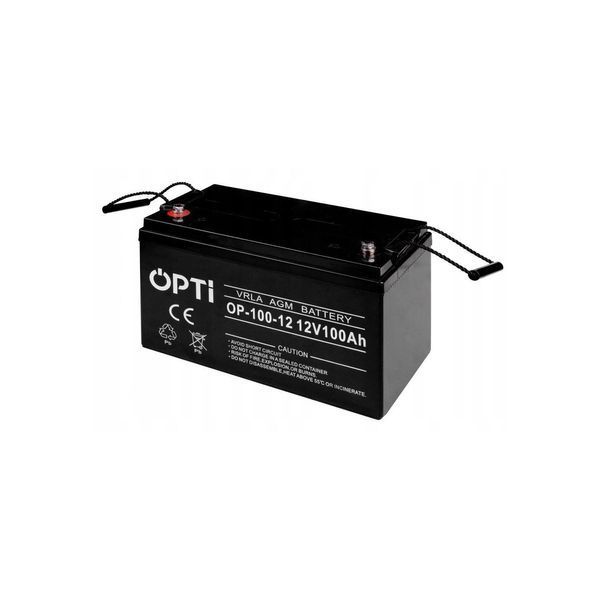 Аккумулятор для ИБП Volt Polska AGM OPTI 12V 120 Ah VRLA (6AKUV120AG) 514569 фото