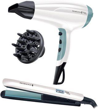 Стайлер (випрямляч) + фен Remington Shine Therapy GiftPack inc.D5216 S8500GP 645164 фото