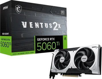 Відеокарта MSI GeForce RTX 5060 Ti 8G Ventus 2X OC Plus 590710ua фото