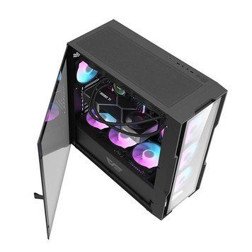 Корпус DarkFlash DK431 Glass Black 502401 фото