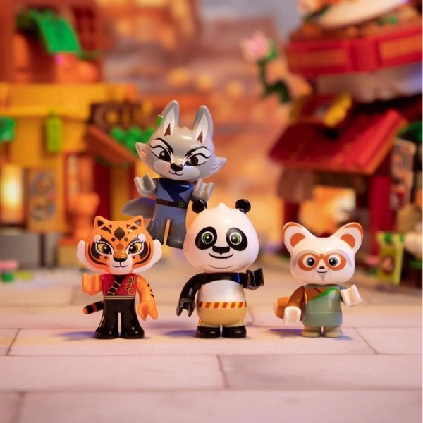 Блочный конструктор Pantasy Kung Fu Panda Мини Вид на улицу - Фруктовый магазин Тигрицы (86508) 640612ua фото