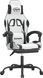 Компьютерное кресло для геймера VidaXL White-Black (349589) 546356 фото 2