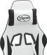 Компьютерное кресло для геймера VidaXL White-Black (349589) 546356 фото 9