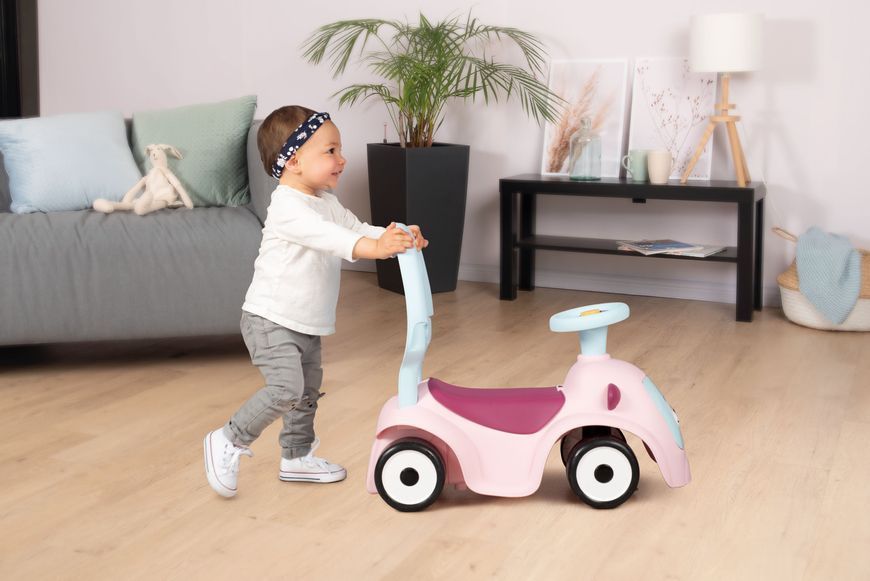 Каталка с родительской ручкой Smoby Pink (720305) 643967 фото
