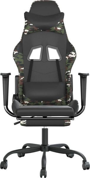 Комп'ютерне крісло для геймера VidaXL Black-Moro (345422) 546208 фото
