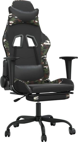 Комп'ютерне крісло для геймера VidaXL Black-Moro (345422) 546208 фото