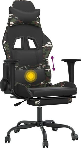 Комп'ютерне крісло для геймера VidaXL Black-Moro (345422) 546208 фото