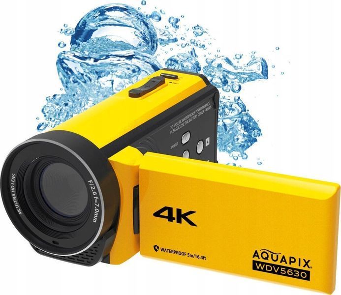 Видеокамера Easypix Aquapix WDV5630 Yellow 550820 фото