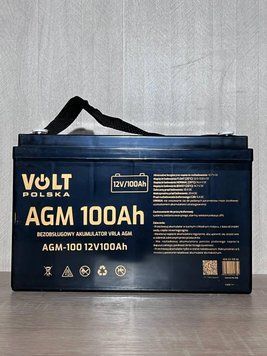 Аккумулятор для ИБП/инвертора Volt Polska FM 12V 100Ah (6AKUXAG100) 10001472 фото