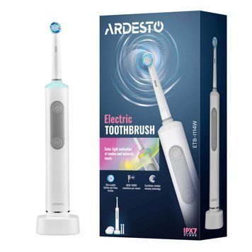 Електрична зубна щітка Ardesto ETB-I114W 633208ua фото