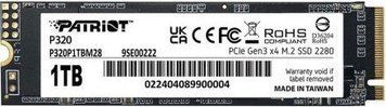 SSD накопитель Patriot P320 512 GB (P320P512GM28) 540244ua фото