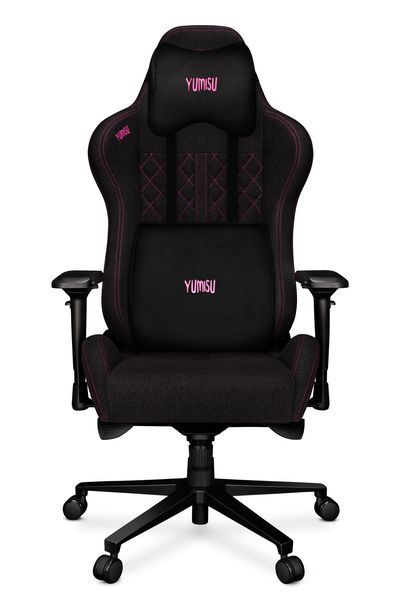 Компьютерное кресло для геймера Yumisu 2050 Grey/Pink 329596 фото
