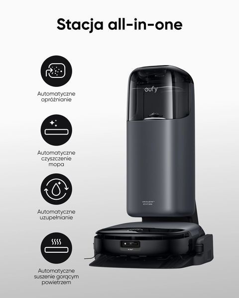 Робот-пылесос с влажной уборкой Eufy Omni S1 617613 фото