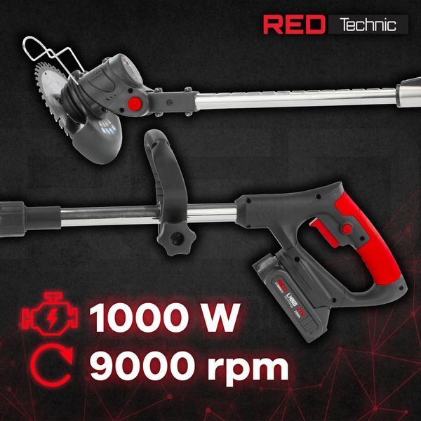Триммер аккумуляторный Red Technic RTPKA0104 645745 фото