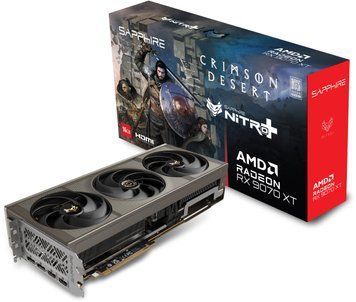 Відеокарта Sapphire Radeon RX 9070 XT Nitro+ OC Crimson Desert (11348-10-20G) 646754 фото