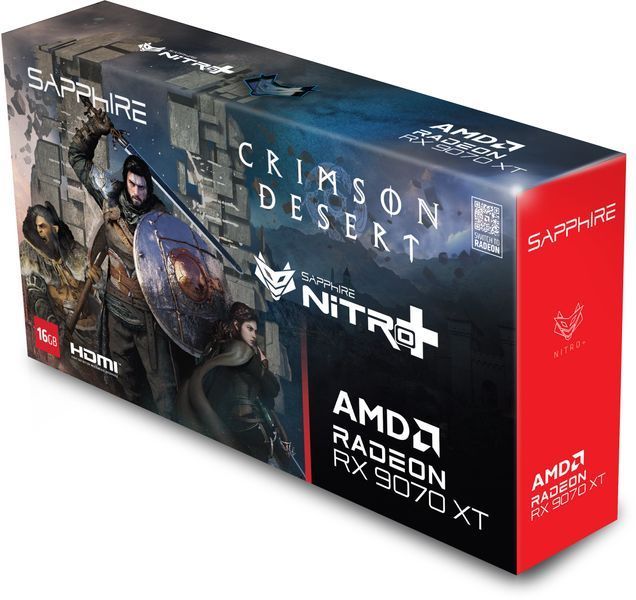 Відеокарта Sapphire Radeon RX 9070 XT Nitro+ OC Crimson Desert (11348-10-20G) 646754 фото