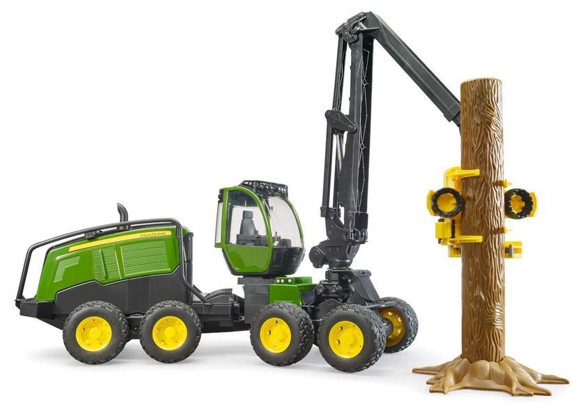 Масштабная модель Bruder Харвестер John Deere 1270G с 1 бревном (02135) 643911 фото