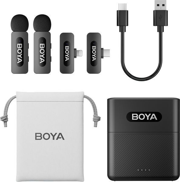 Мікрофонна радіосистема для смартфона Boya BY-V3 Combo 623208ua фото