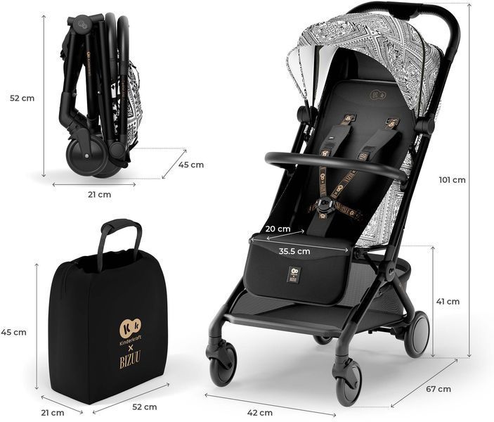 Прогулочная коляска KinderKraft Pilot 2 Lunar Black 643797 фото