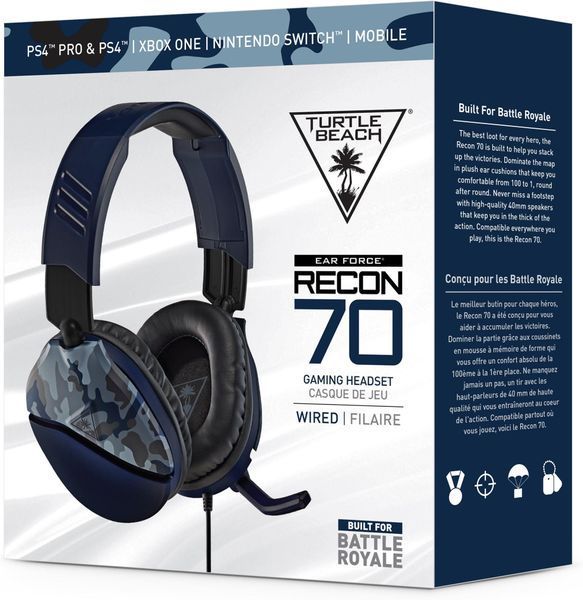 Навушники з мікрофоном Turtle Beach Recon 70 Blue Camo (TBS-6555-02) 644961 фото
