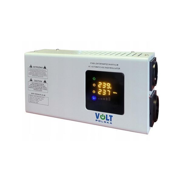 Стабилизатор напряжения Volt Polska Slim AVR 1000VA (5AVRZS1000) 514915 фото