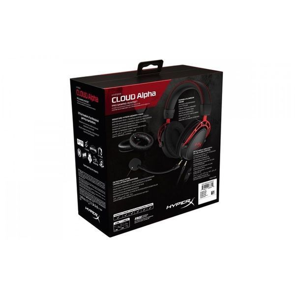 Комп'ютерна гарнітура Hyperx Cloud Alpha (HX-HSCA-RD; 4P5L1AM) 191721ua фото