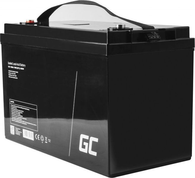 Акумулятор для ДБЖ/інвертора Green Cell AGM VRLA 100Ah 12V (AGM30) 489766 фото