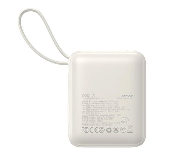 Внешний аккумулятор (павербанк) Joyroom Powerbank 10000mAh 22.5W White (JR-PBF27) 615155 фото