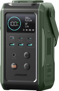 Внешний аккумулятор (павербанк) Joyroom JR-PBF10 75000mAh 100W Green 650282 фото