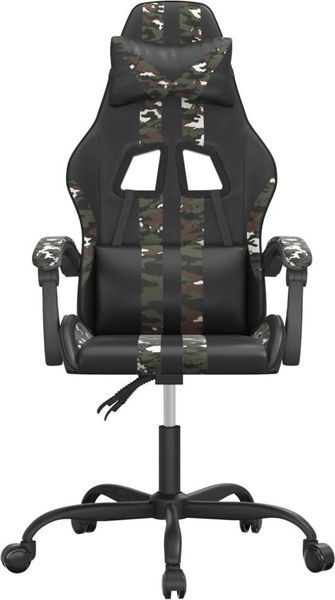 Компьютерное кресло для геймера VidaXL Black-Moro (349530) 546217 фото