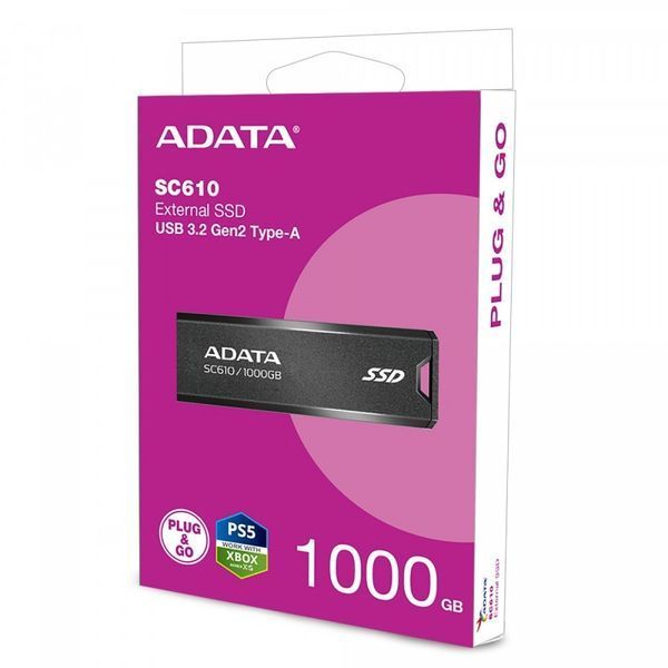 SSD накопичувач Adata SC610 1 TB (SC610-1000G-CBK/RD) 627116ua фото