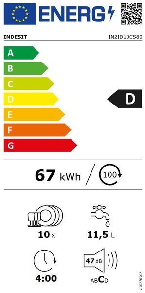 Посудомоечная машина Indesit IN2ID10CS80 647022 фото