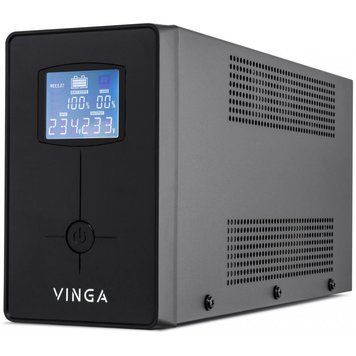 Линейно-интерактивный ИБП Vinga LED 1200VA (VPC-1200PRM3) 641055ua фото