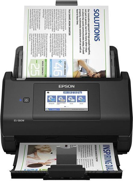 Протяжной сканер Epson WorkForce ES-580W (B11B258401) 348730 фото