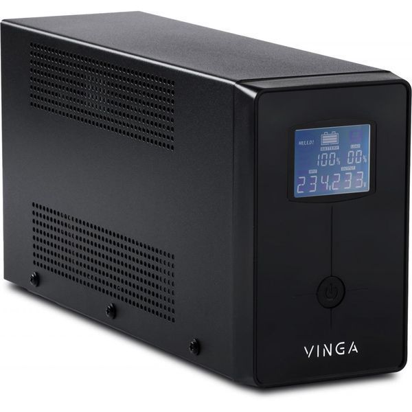 Линейно-интерактивный ИБП Vinga LED 1200VA (VPC-1200PRM3) 641055ua фото