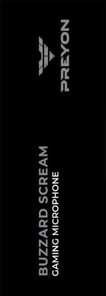 Микрофон для ПК/ для стриминга, подкастов Preyon Buzzard Scream (PBS43B) 551859 фото