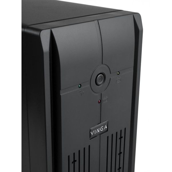 Линейно-интерактивный ИБП Vinga LED 1200VA metal case (VPE-1200PRM2) 641056ua фото