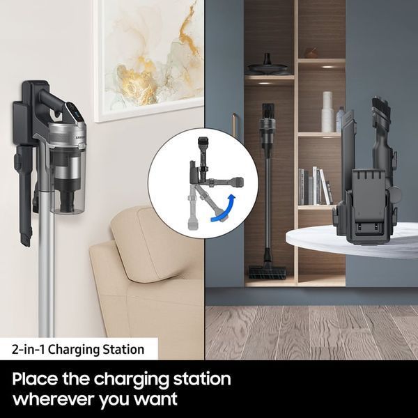 Вертикальний + ручний пилосос (2в1) Samsung Jet 65 Pet Cordless Stick Vacuum VS15A60AGR5 512610 фото