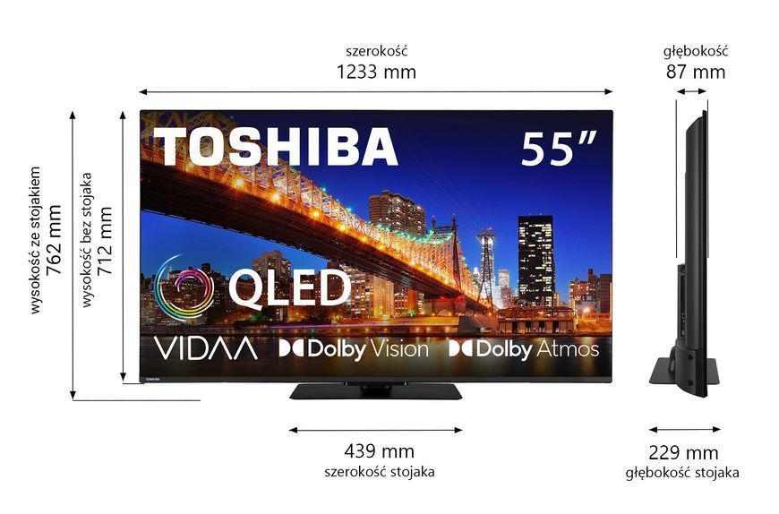 Телевізор Toshiba 55QV3F63DG 617811 фото