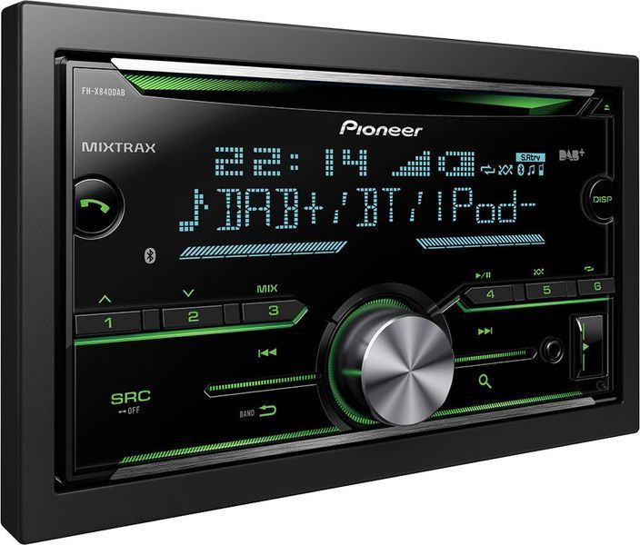 Бездискова MP3-магнітола Pioneer FH-X840DAB 565496 фото