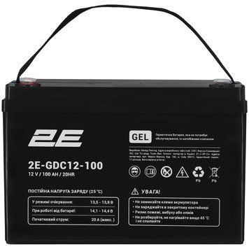Аккумулятор для ИБП/инвертора 2E GEL 12V 100Ah (2E-GDC12-100) 632462ua фото