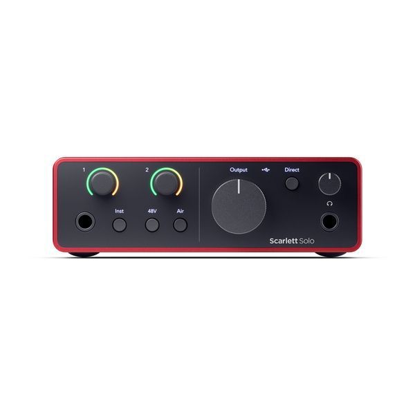 USB аудиоинтерфейс Focusrite Scarlett Solo 4th Gen 640406ua фото