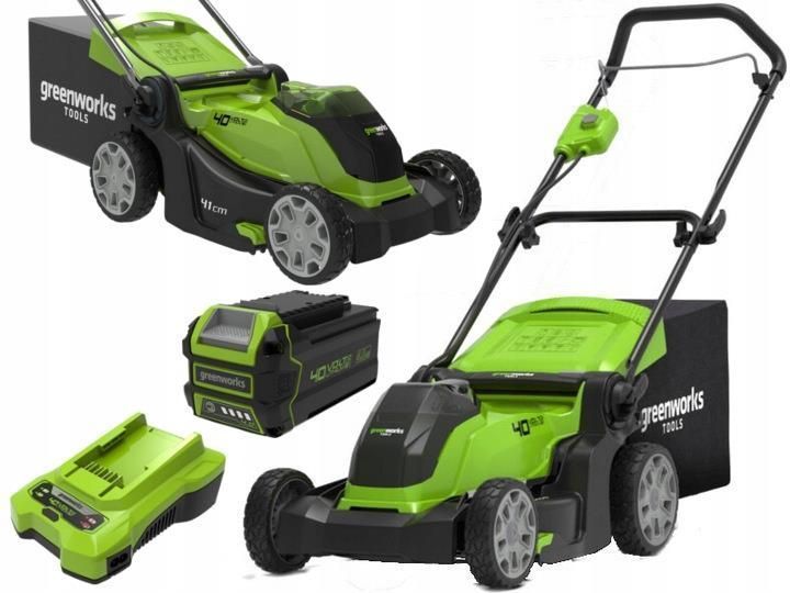Газонокосарка акумуляторна GreenWorks G40LM41K4 497881 фото
