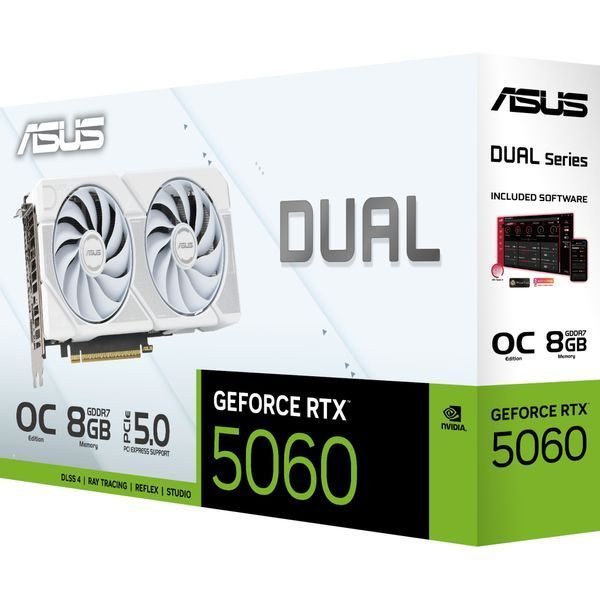 Видеокарта Asus DUAL-RTX5060-O8G-WHITE 616339ua фото