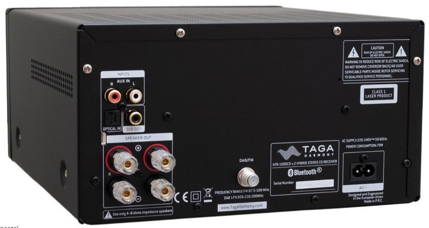 AV-ресивер Taga Harmony HTR-1000CD v.2 Black 378771 фото