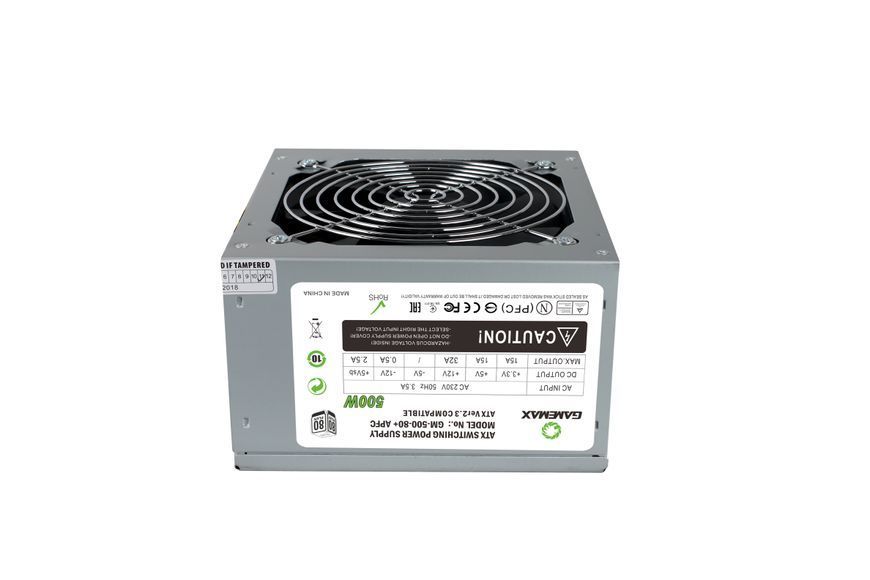 Блок живлення GameMax GM-500-80+ APFC 627728ua фото